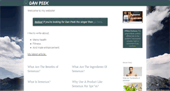 Desktop Screenshot of danpeek.com